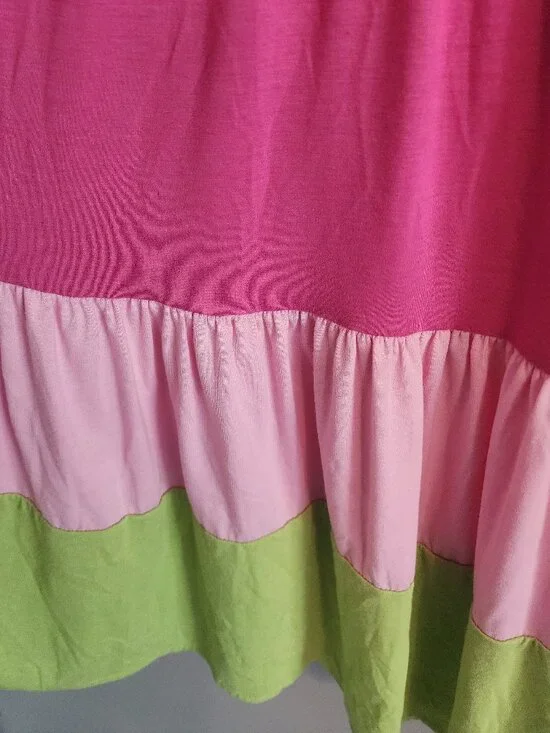 Chadwicks Colorful Spring Maxi Dress - Size Medium (Used) - Picture 8 of 9